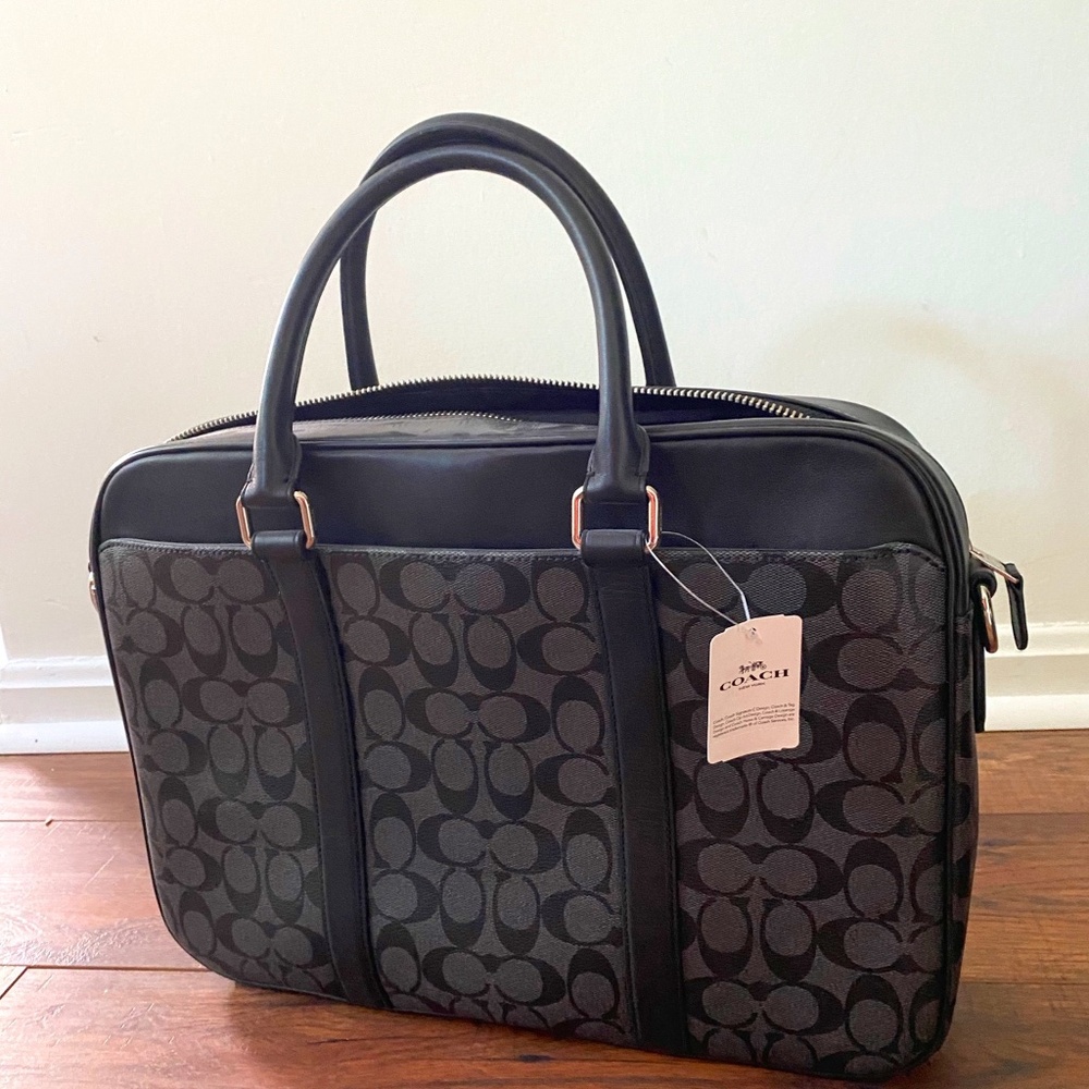 NWT Coach Laptop Computer Bag